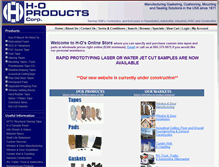 Tablet Screenshot of h-oproducts.com